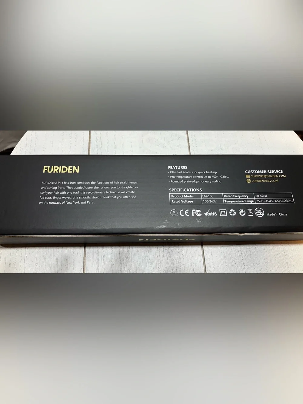 Furiden Professional Hair Straightener - Rose Gold’s New in box